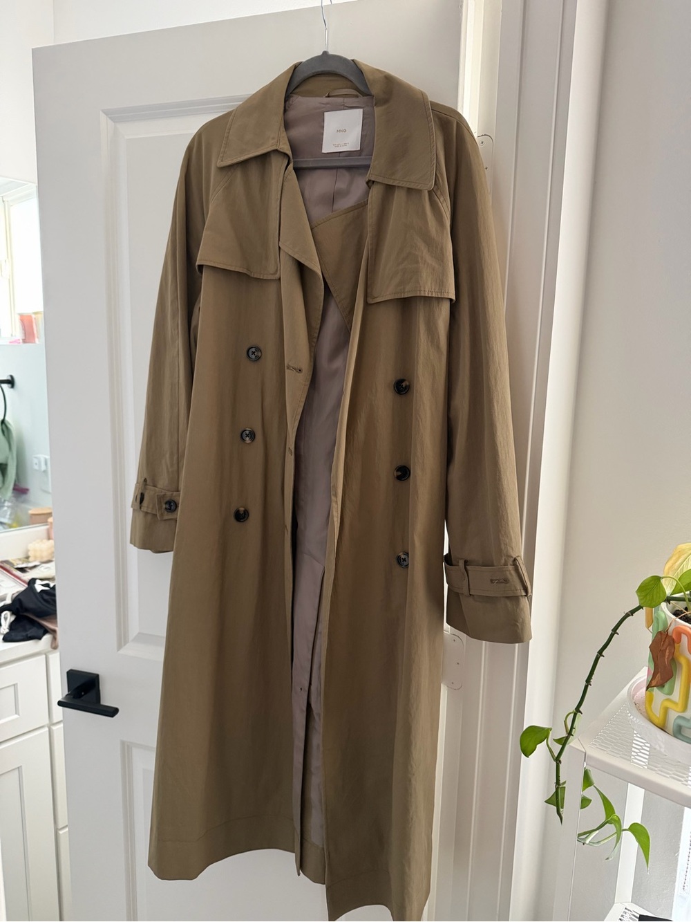 Mango Double Breasted Trench Coat